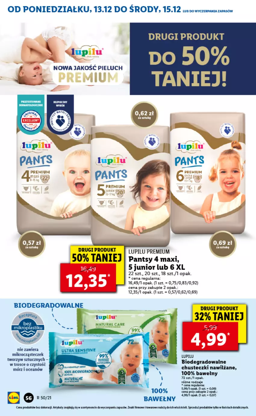 Gazetka promocyjna Lidl - GAZETKA - ważna 13.12 do 15.12.2021 - strona 56 - produkty: Chusteczki, Fa, Gra, Inka