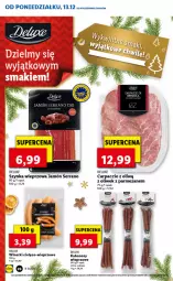 Gazetka promocyjna Lidl - GAZETKA - Gazetka - ważna od 15.12 do 15.12.2021 - strona 26 - produkty: Ser, Szynka wieprzowa, Carpaccio, Szynka, Jamón serrano, Kabanos, Parmezan