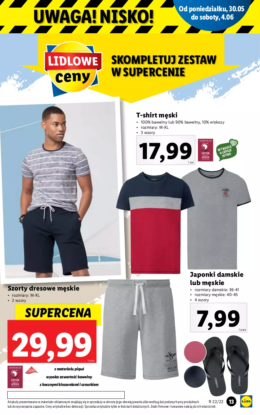 Gazetka promocyjna Lidl - GAZETKA - ważna 30.05 do 04.06.2022 - strona 13 - produkty: Dres, Sok, Szorty, T-shirt, Waga