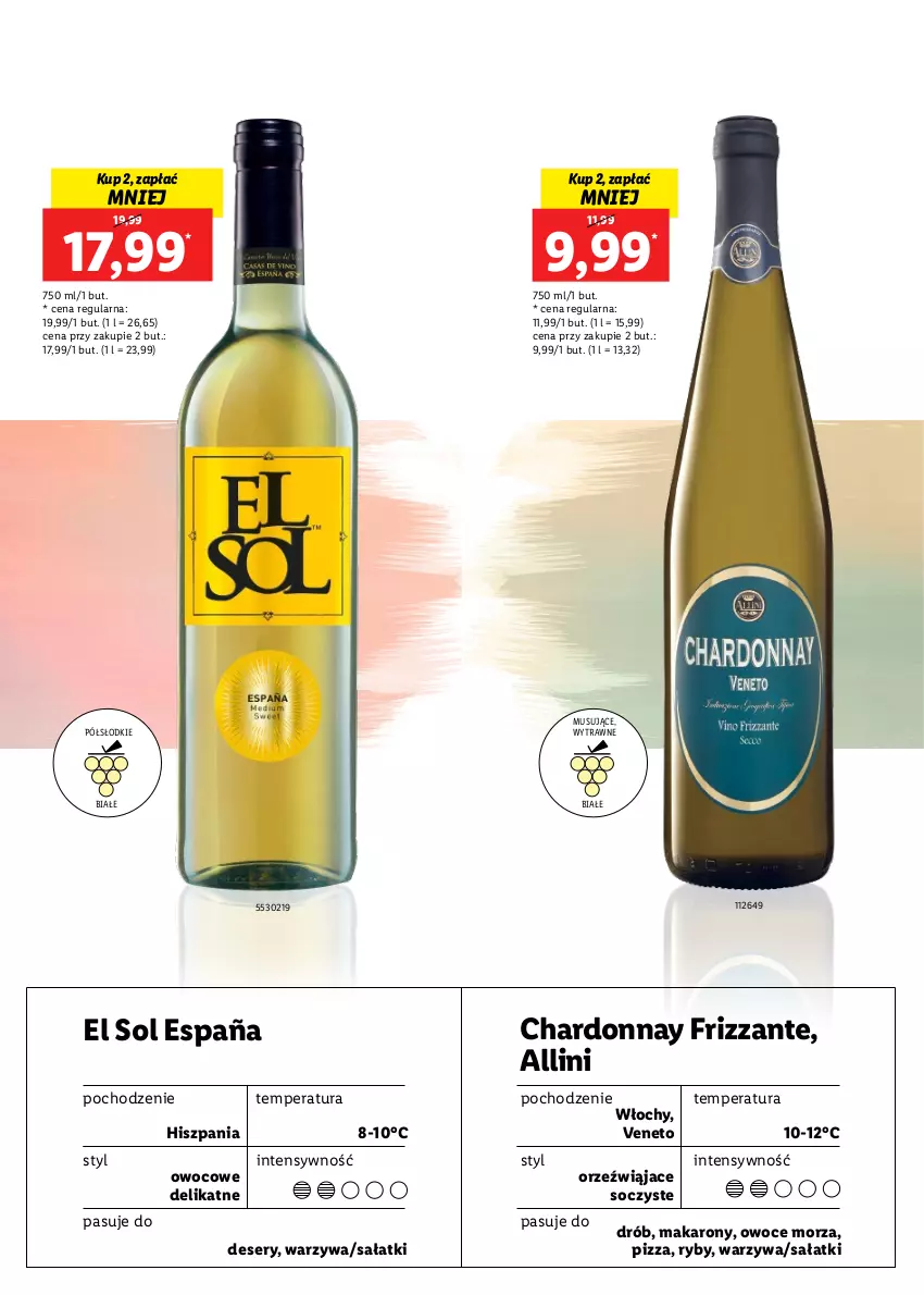 Gazetka promocyjna Lidl - Karta Win - ważna 27.06 do 09.07.2022 - strona 2 - produkty: Chardonnay, Deser, Drób, Makaron, Mus, Owoce, Owoce morza, Pizza, Sałat, Ser, Warzywa