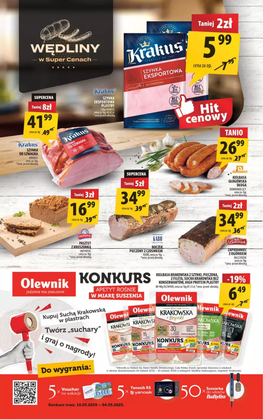 Gazetka promocyjna Arhelan - Gazetka - ważna 21.03 do 30.03.2025 - strona 3 - produkty: Gra, Kiełbasa, Kiełbasa głogowska, Kiełbasa krakowska, Krakus, LG, Olewnik, Pasztet, Piec, Ser, Szynka