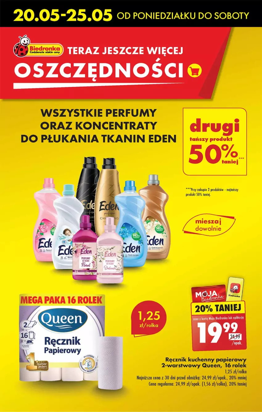 Gazetka promocyjna Biedronka - Od poniedzialku - ważna 20.05 do 25.05.2024 - strona 13 - produkty: Papier, Perfum, Ręcznik, Ręcznik kuchenny