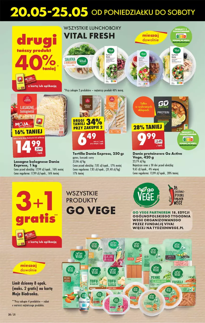 Gazetka promocyjna Biedronka - Od poniedzialku - ważna 20.05 do 25.05.2024 - strona 30 - produkty: Dron, Fa, Gra, Gyros, Kurczak, Lasagne, Lasagne bolognese, LG, Penne, Tortilla