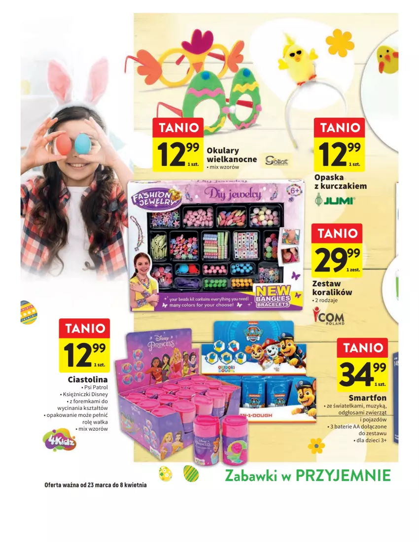 Gazetka promocyjna Intermarche - Gazetka Intermarche - ważna 23.03 do 08.04.2023 - strona 10 - produkty: Disney, Dzieci, Kurczak, Opaska, Pojazd, Psi Patrol, Smartfon