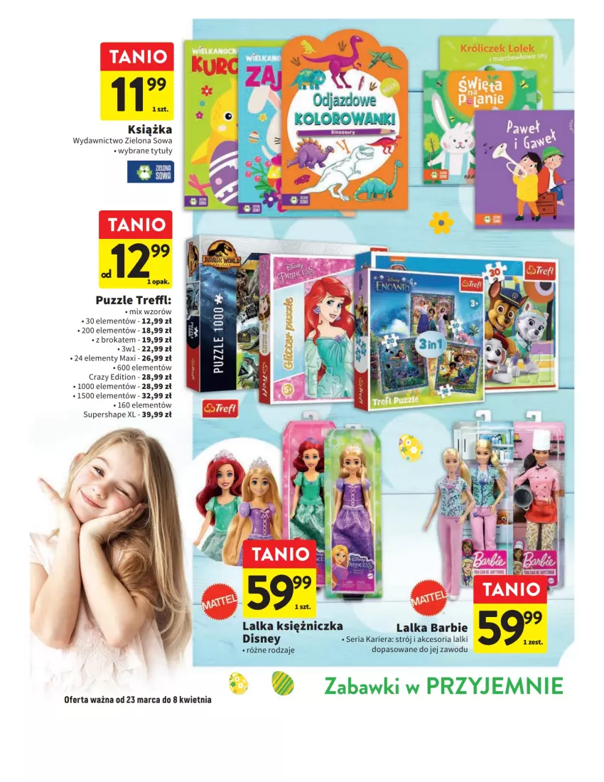 Gazetka promocyjna Intermarche - Gazetka Intermarche - ważna 23.03 do 08.04.2023 - strona 12 - produkty: Barbie, Książka, Lalka, Puzzle, Ser