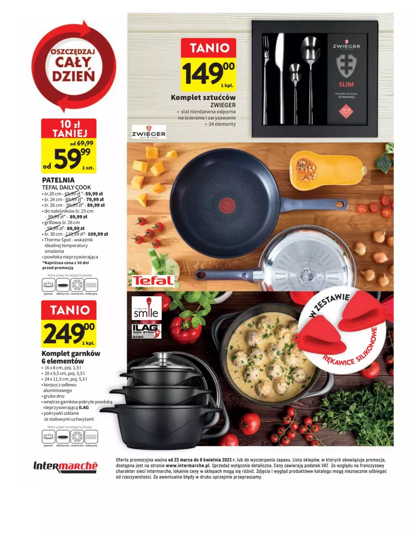 Gazetka promocyjna Intermarche - Gazetka Intermarche - ważna 23.03 do 08.04.2023 - strona 24 - produkty: Fa, Grill, Patelnia, Por, Tefal