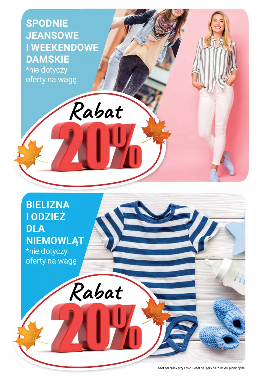 Gazetka promocyjna Bi1 - Klasyczne smaki - ważna 22.09 do 28.09.2021 - strona 13 - produkty: Bielizna, Spodnie, Spodnie jeans