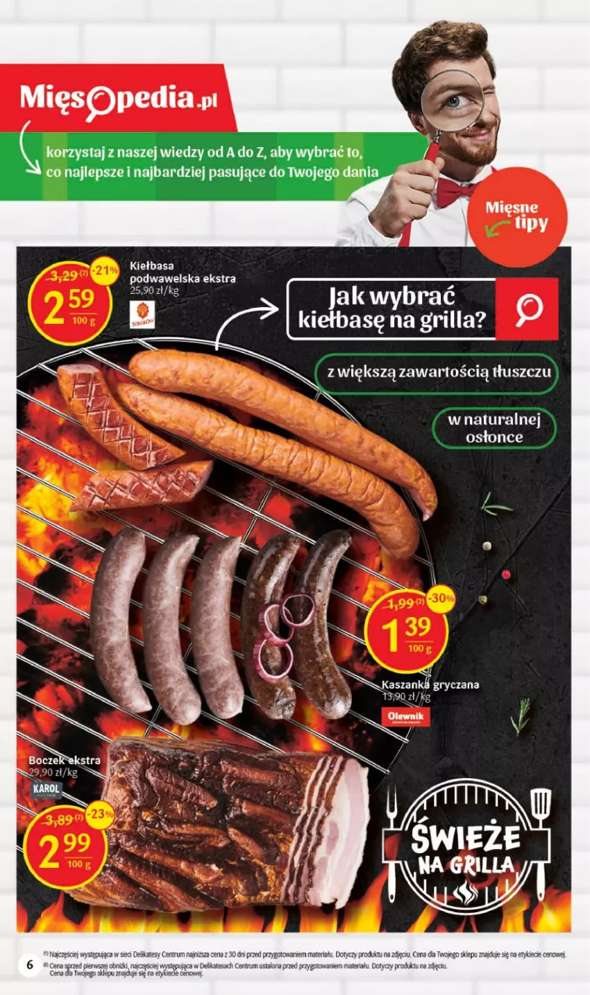 Gazetka promocyjna Delikatesy Centrum - Gazetka DC23-23 - ważna 15.06 do 21.06.2023 - strona 6 - produkty: Grill, Kiełbasa, Kiełbasa podwawelska, Rum, Wawel