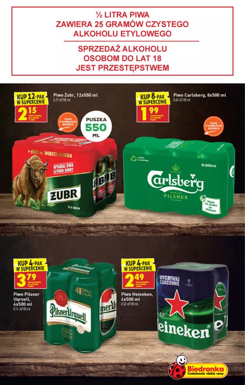 Gazetka promocyjna Biedronka - W tym tygodniu PN - ważna 25.02 do 03.03.2021 - strona 45 - produkty: Carlsberg, Gra, LG, Piwa, Piwo