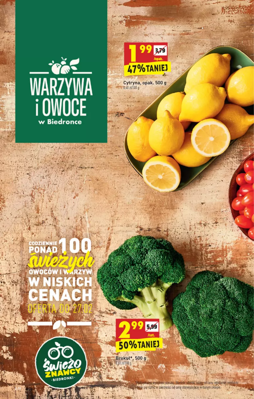 Gazetka promocyjna Biedronka - W tym tygodniu PN - ważna 25.02 do 03.03.2021 - strona 8 - produkty: Dron, Gra, Owoce, Warzywa