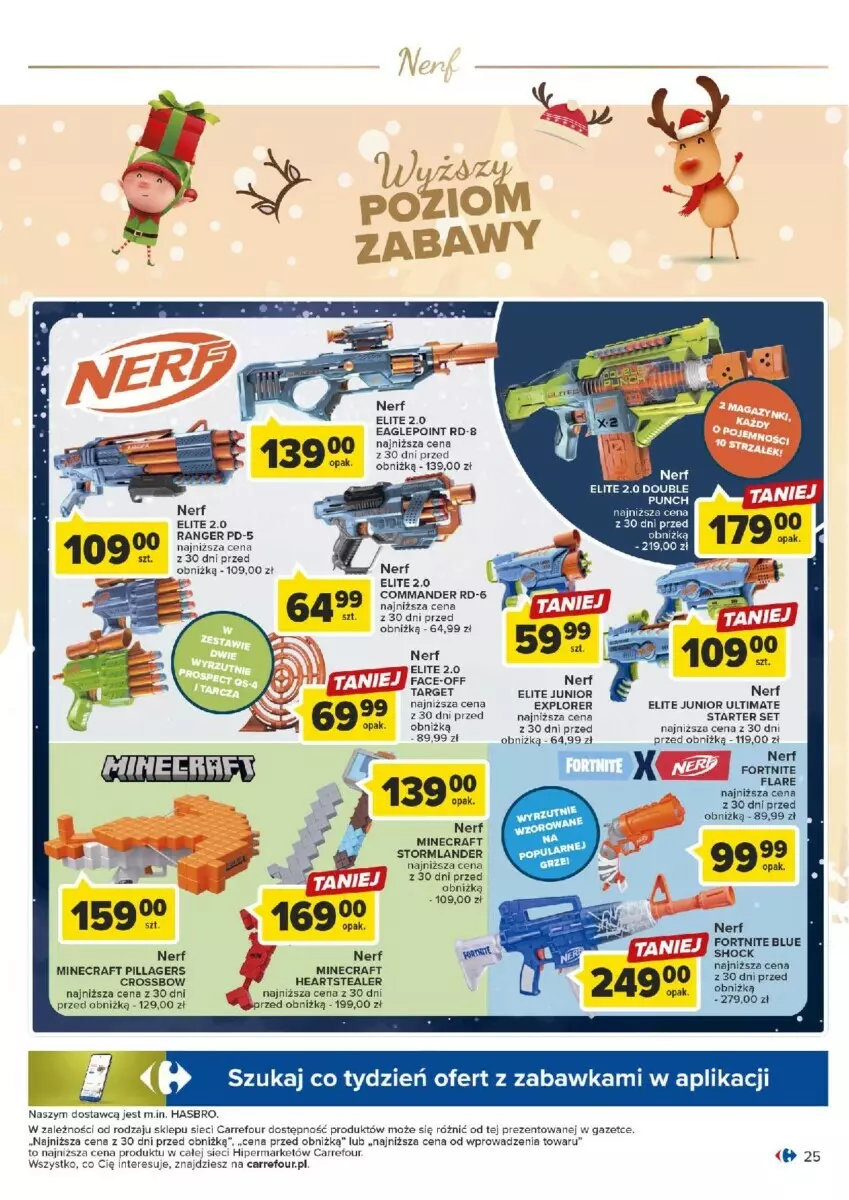 Gazetka promocyjna Carrefour - ważna 07.11 do 18.11.2023 - strona 18 - produkty: Hasbro, Minecraft, Nerf, Por