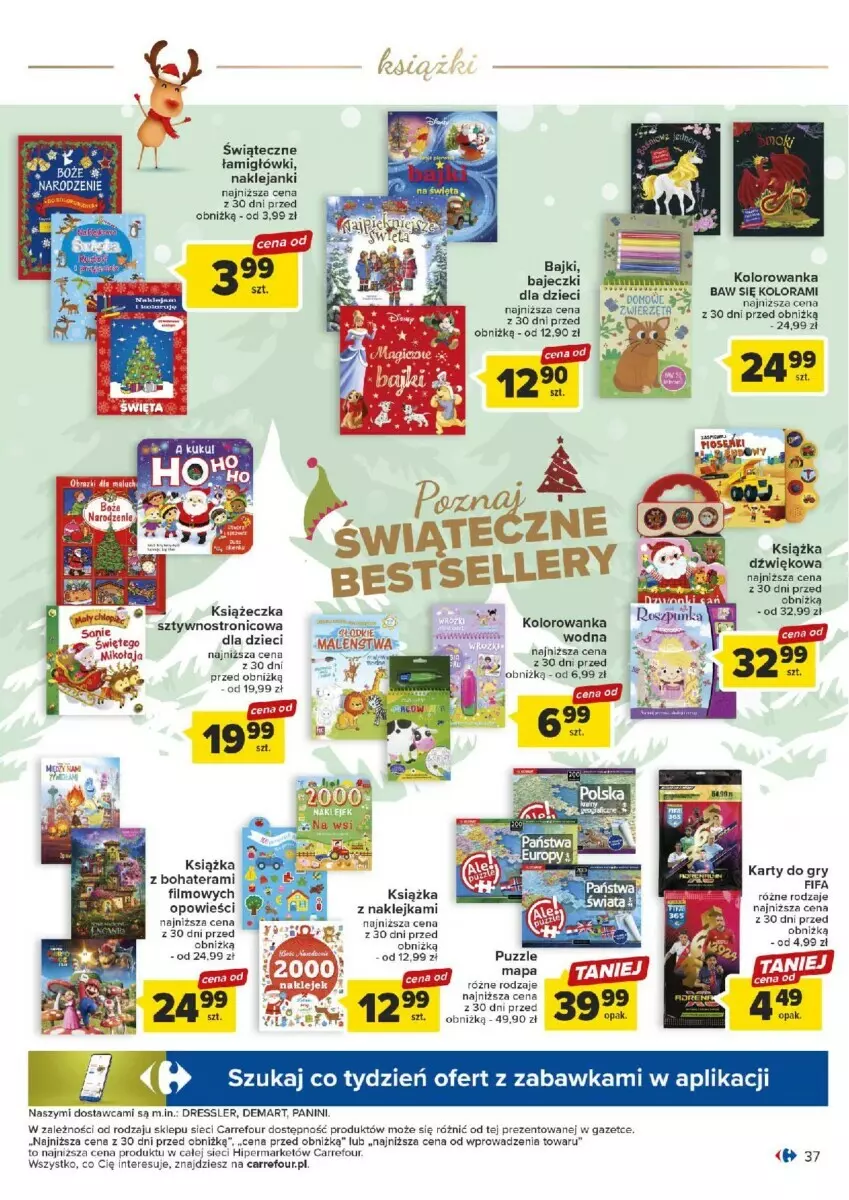 Gazetka promocyjna Carrefour - ważna 07.11 do 18.11.2023 - strona 31 - produkty: Dres, Dzieci, Fa, Gry, Klej, Kolorowanka, Książka, Puzzle, Tera, Zwierzęta