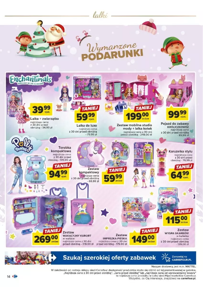 Gazetka promocyjna Carrefour - ważna 07.11 do 18.11.2023 - strona 6 - produkty: Kotek, Lalka, Mattel, Mobil, Pojazd, Torebka