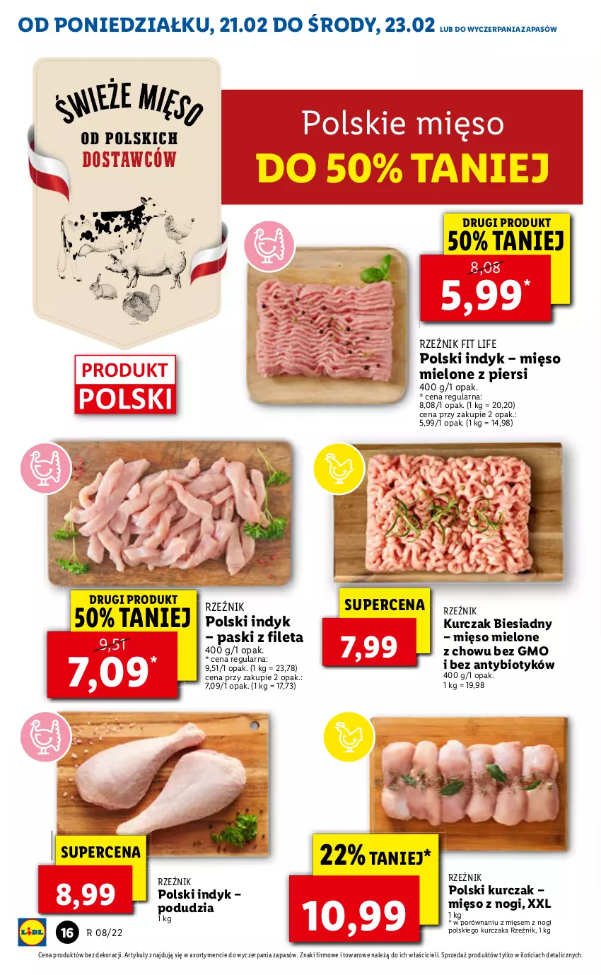 Gazetka promocyjna Lidl - GAZETKA - ważna 21.02 do 23.02.2022 - strona 16 - produkty: Kurczak, Por