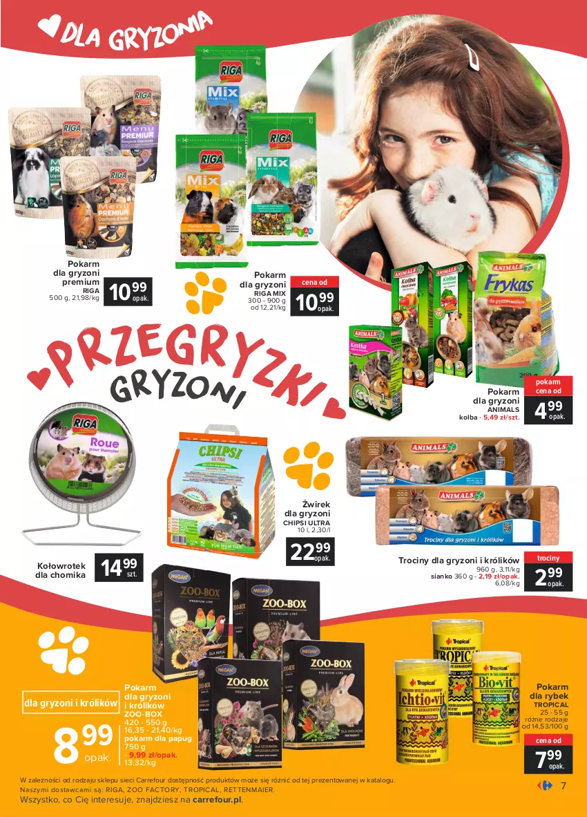 Gazetka promocyjna Carrefour - Gazetka Zoostaliśmy przyjaciółmi - ważna 28.06 do 10.07.2021 - strona 7 - produkty: Fa, Gry, Królik, Pokarm dla gryzoni, Tropical