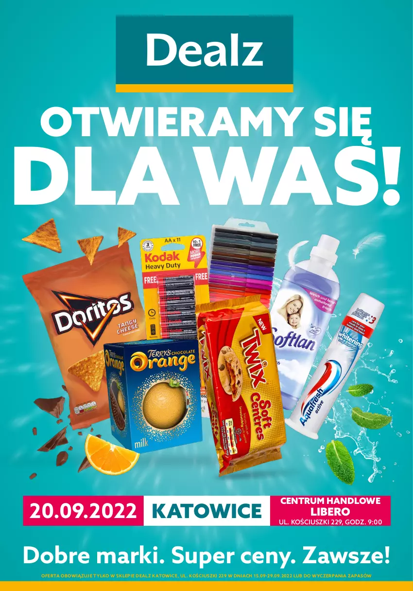 Gazetka promocyjna Dealz - WIELKIE OTWARCIE 23.09.2022 🥳Katowice, Centrum Handlowe Libero - ważna 23.09 do 07.10.2022 - strona 1 - produkty: Rum