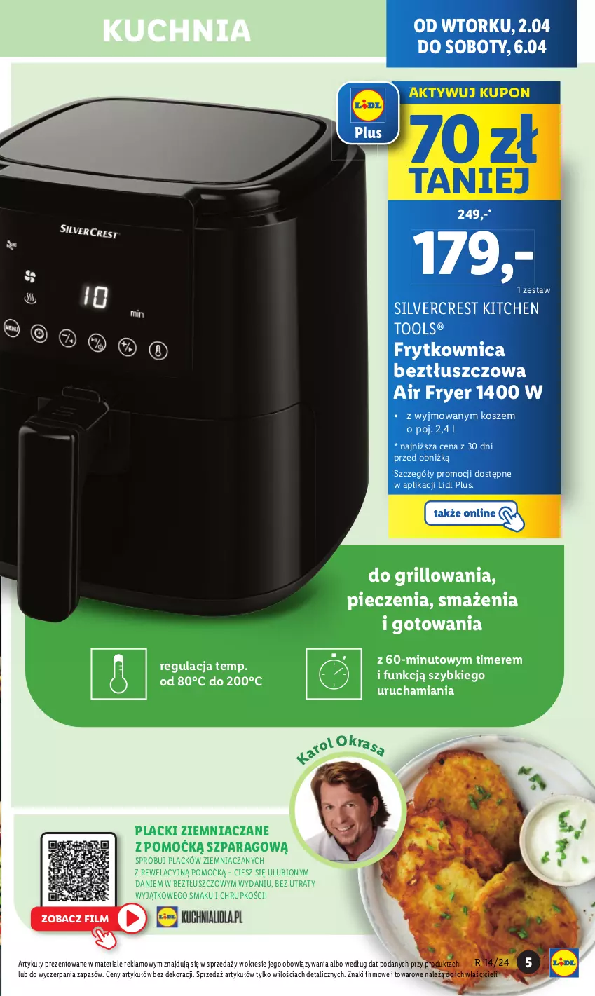 Gazetka promocyjna Lidl - GAZETKA - ważna 02.04 do 06.04.2024 - strona 7 - produkty: Grill, Kosz, Kuchnia, Lack, Piec, Silvercrest