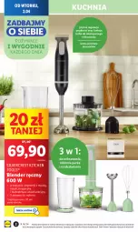 Gazetka promocyjna Lidl - GAZETKA - Gazetka - ważna od 06.04 do 06.04.2024 - strona 4 - produkty: Silvercrest, Pur, Noż, Blender ręczny, Blender, Rozdrabniacz, Kuchnia, Trzepaczka, Pojemnik