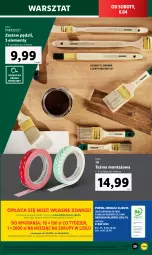 Gazetka promocyjna Lidl - GAZETKA - Gazetka - ważna od 06.04 do 06.04.2024 - strona 45 - produkty: Parkside, Zestaw pędzli, Taśma montażowa, Uchwyty