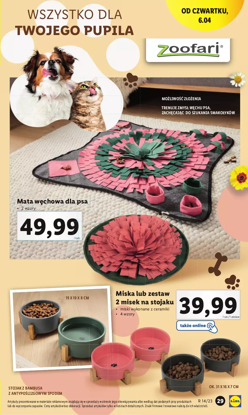 Gazetka promocyjna Lidl - GAZETKA - ważna 03.04 do 08.04.2023 - strona 29 - produkty: Miska, Stojak