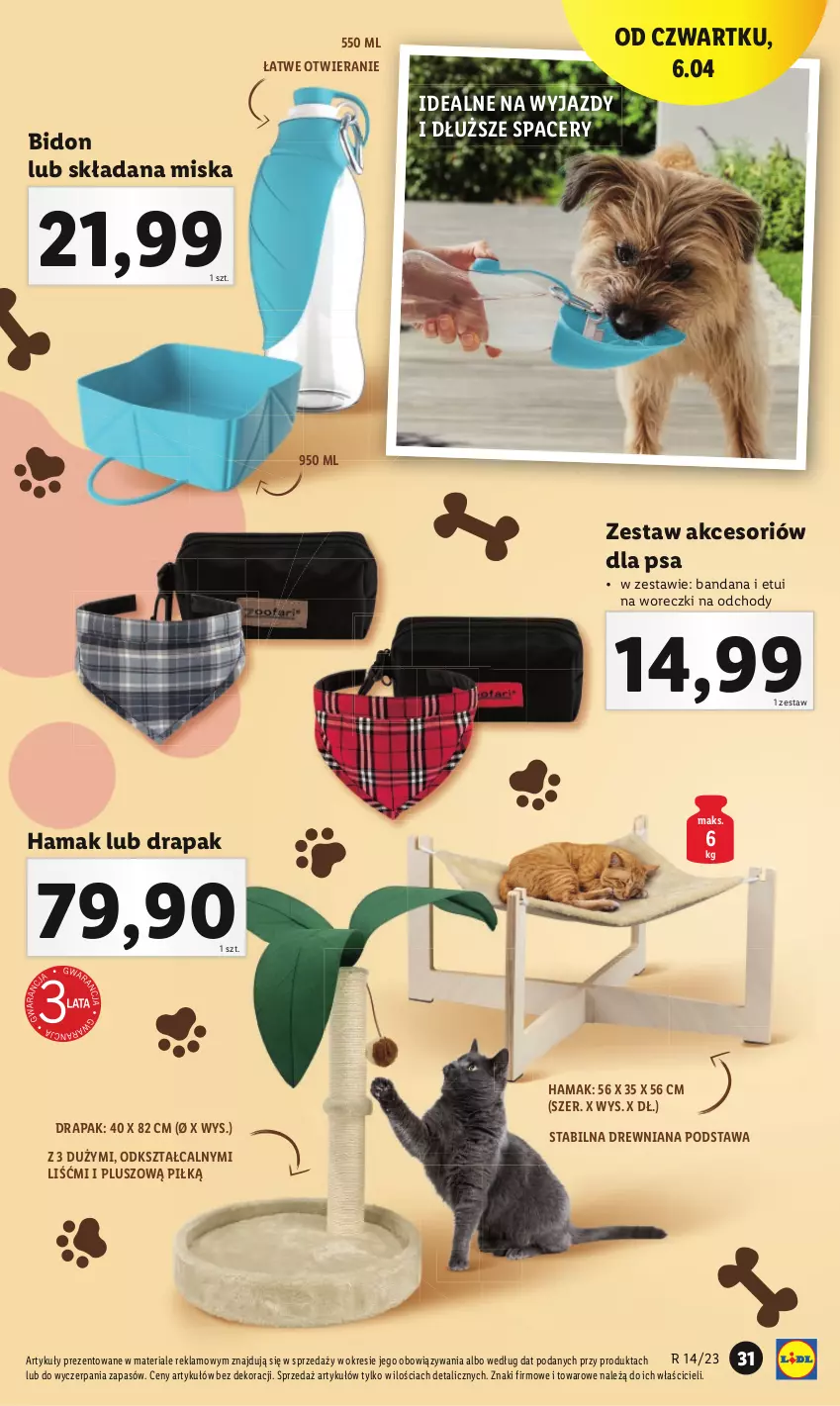 Gazetka promocyjna Lidl - GAZETKA - ważna 03.04 do 08.04.2023 - strona 31 - produkty: Acer, Drapak, Hama, Miska