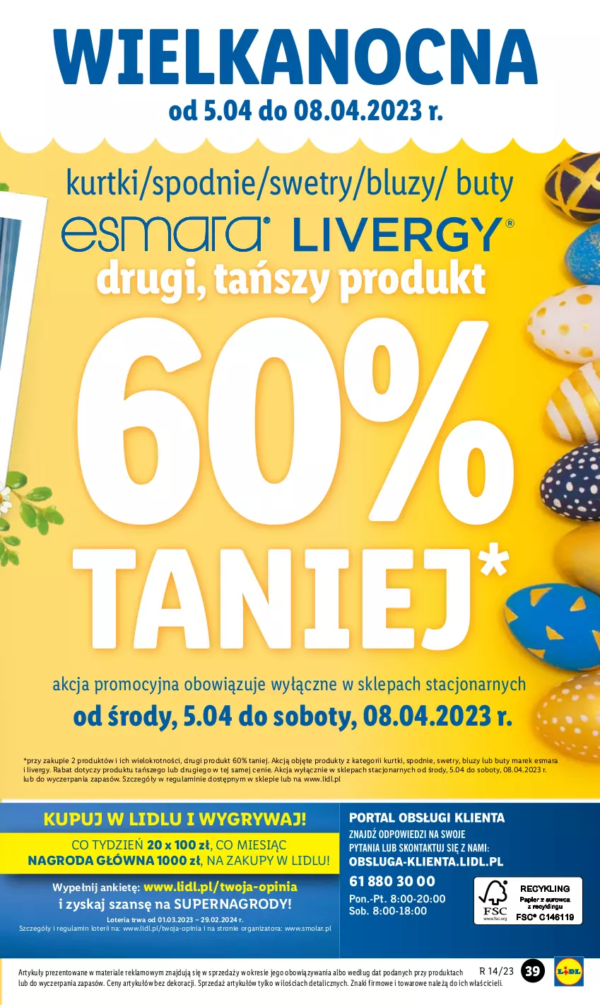 Gazetka promocyjna Lidl - GAZETKA - ważna 03.04 do 08.04.2023 - strona 41 - produkty: Buty, Gry, Mola, Spodnie