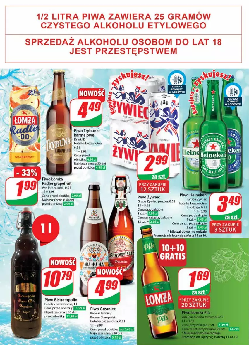 Gazetka promocyjna Dino - Gazetka 51 - ważna 20.12 do 23.12.2023 - strona 20 - produkty: Gra, Piwa, Piwo, Pur, Radler