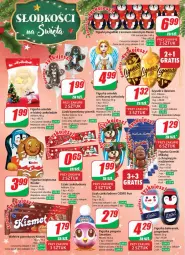 Gazetka promocyjna Dino - Gazetka 51 - Gazetka - ważna od 23.12 do 23.12.2023 - strona 4 - produkty: Pingwin, Piernik, Wafelek, Grześki, Figurka bałwan, Znicz, Ferrero, Kinder, Likier