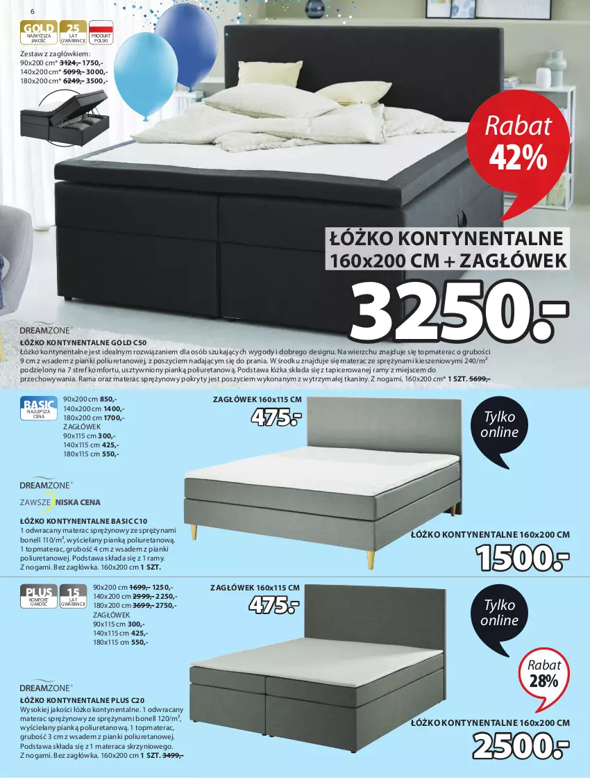 Gazetka promocyjna Jysk - Oferta tygodnia - ważna 29.09 do 12.10.2021 - strona 7 - produkty: Materac, Materac sprężynowy, Rama, Sok, Tera, Top, Zagłówek