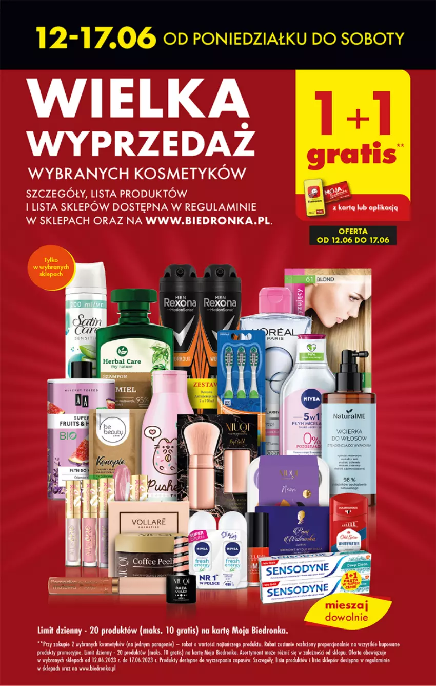 Gazetka promocyjna Biedronka - ważna 12.06 do 17.06.2023 - strona 11 - produkty: Rexona