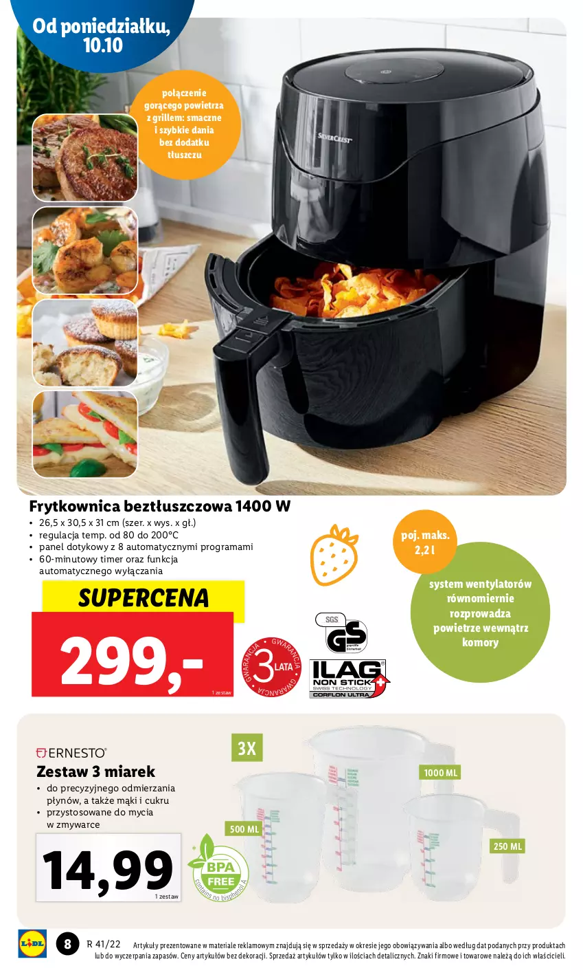 Gazetka promocyjna Lidl - GAZETKA - ważna 10.10 do 15.10.2022 - strona 8 - produkty: Gra, Grill, Rama