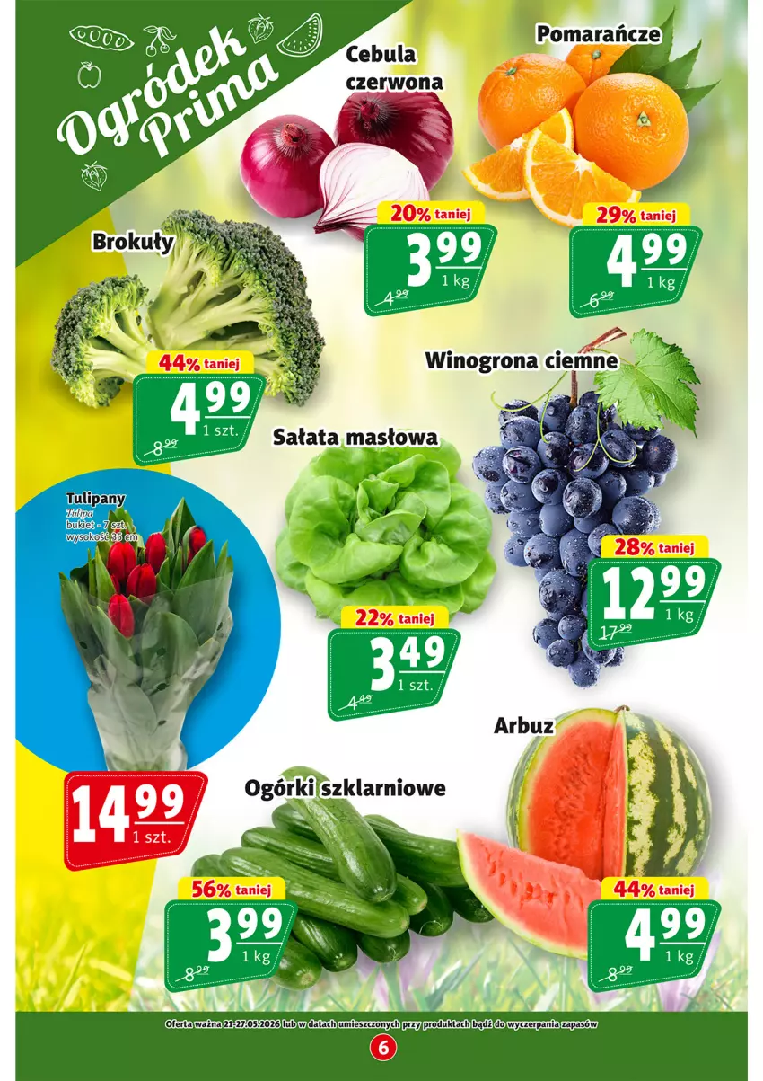 Gazetka promocyjna Prim Market - ważna 21.05 do 27.05.2026 - strona 6 - produkty: Cebula, Cebula czerwona