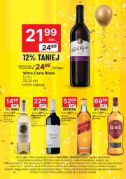 Gazetka promocyjna Delikatesy Centrum - Folder alkoholowy DC04 - Gazetka - ważna od 31.01 do 31.01.2024 - strona 2 - produkty: Rum, Por, Gra, Johnnie Walker, Whisky, Wino, Carlo Rossi, Grant's