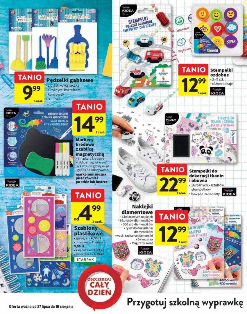 Gazetka promocyjna Intermarche - Gazetka INTERMARCHE od 27.07.2023 do 16.08.2023 - ważna 27.07 do 16.08.2023 - strona 2 - produkty: Dinozaur, Fa, Gra, Klej, LG, Marker, Tusz