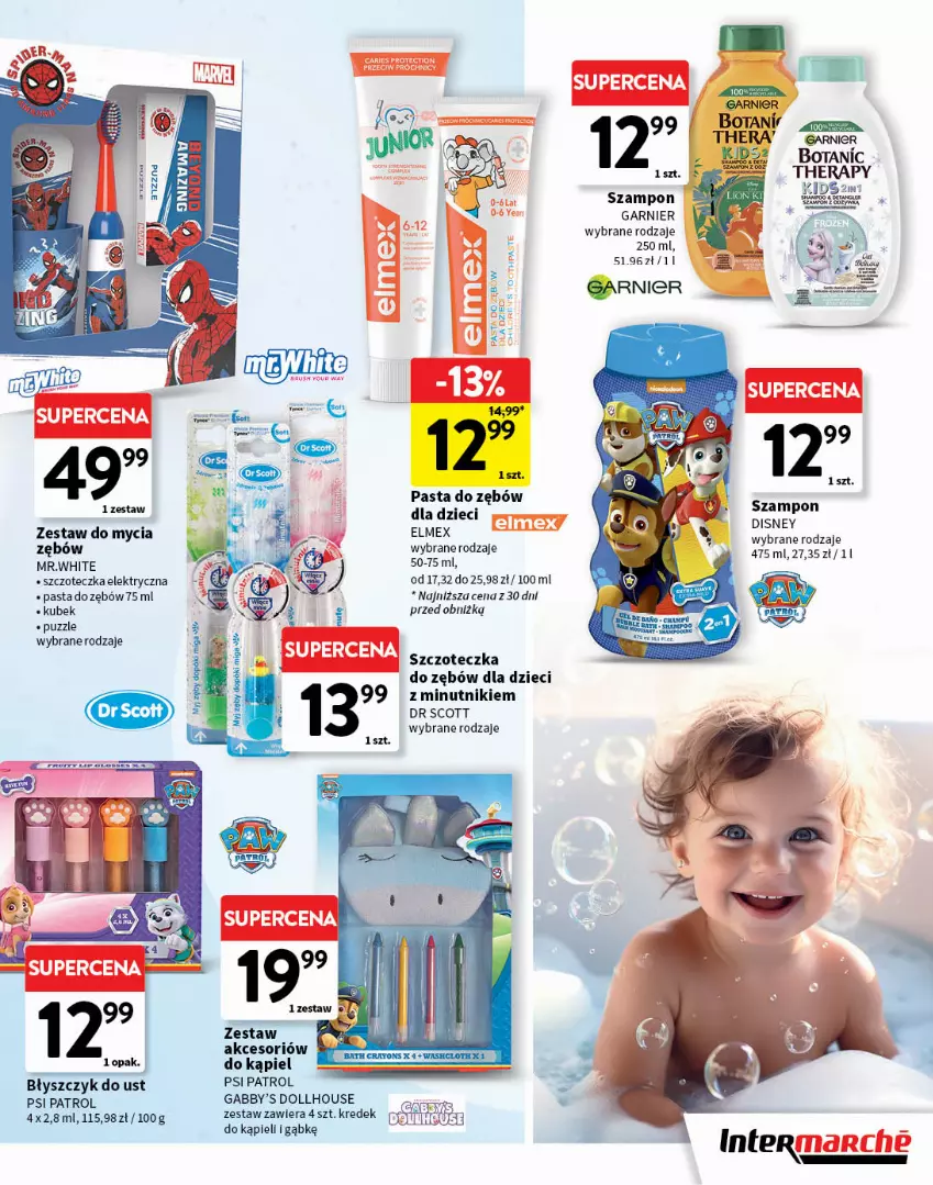 Gazetka promocyjna Intermarche - Gazetka Intermarche - ważna 15.05 do 04.06.2025 - strona 13 - produkty: Błyszczyk do ust, Disney, Dzieci, Elmex, Garnier, Kubek, Pasta do zębów, Psi Patrol, Puzzle, Szampon, Szczoteczka, Szczoteczka do zębów