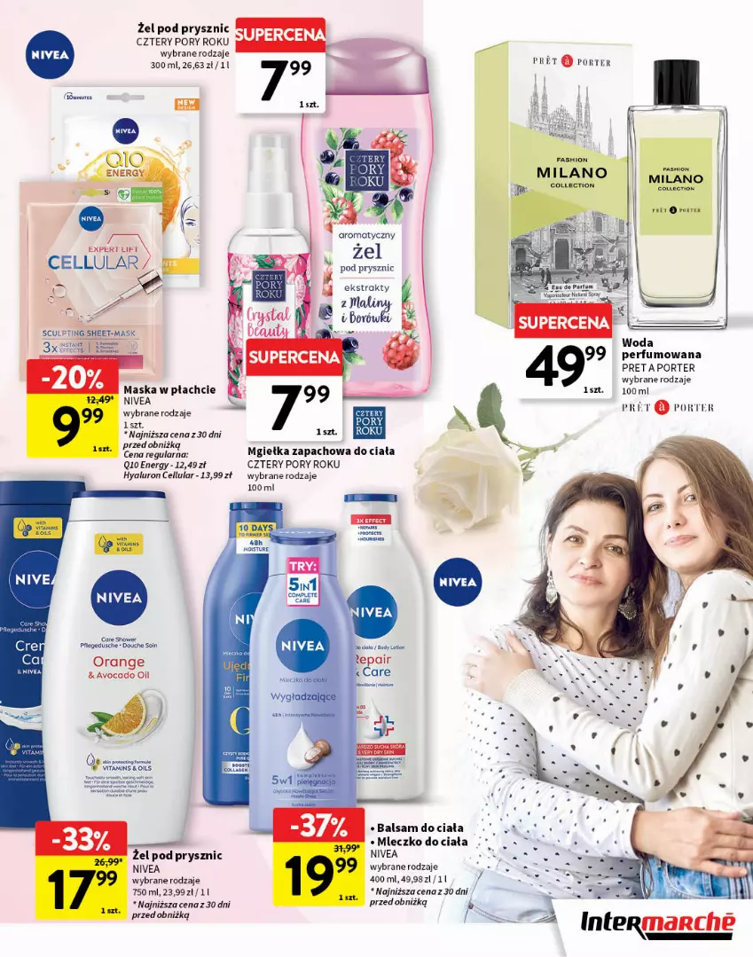 Gazetka promocyjna Intermarche - Gazetka Intermarche - ważna 15.05 do 04.06.2025 - strona 15 - produkty: Avocado, Balsam do ciała, Maska, Maska w płachcie, Mleczko, Nivea, Perfum, Por, Woda