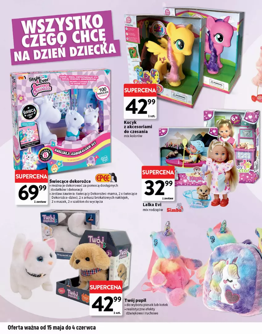 Gazetka promocyjna Intermarche - Gazetka Intermarche - ważna 15.05 do 04.06.2025 - strona 6 - produkty: Dzieci, Klej, Kotek, Lalka