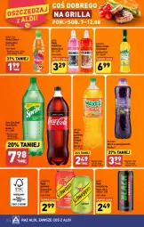 Gazetka promocyjna Aldi - Pełna oferta - Gazetka - ważna od 12.08 do 12.08.2023 - strona 12 - produkty: Por, Napój energetyczny, Coca-Cola, Lack, Schweppes, Napój izotoniczny, Napój gazowany, Syrop, Oshee, Fanta, Owoce, Kubuś, Woda, Grill, Sprite, Maxer, Napój, Herbapol, Nektar, Fa