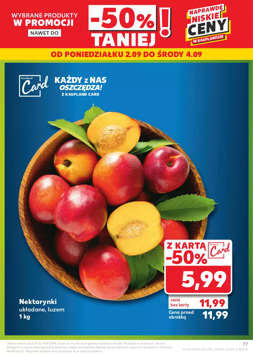 Gazetka promocyjna Kaufland - Gazetka tygodnia - ważna 29.08 do 04.09.2024 - strona 77 - produkty: Nektar