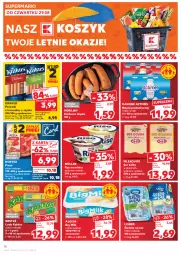 Gazetka promocyjna Kaufland - Gazetka tygodnia - Gazetka - ważna od 04.09 do 04.09.2024 - strona 16 - produkty: Ryż na mleku, Kurczak, Krakus, Ser, Ryż, Gra, Danone, Parówki, Kaktus, Big Milk, Kosz, Mlekovita, Actimel, Lody, Pizza, Algida, Morliny, Müller, Napój, Kiełbasa, Nestlé, Lisner, Hortex, Mleko, Kiełbasa śląska, LG