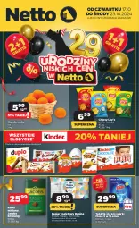 Gazetka promocyjna Netto - Artykuły spożywcze - Gazetka - ważna od 23.10 do 23.10.2024 - strona 1 - produkty: Gin, Papier, Tablet, Chipsy, Kawa mielona, Kawa, Jacobs Krönung, Papier toaletowy, Zmywarki, Jacobs, Lay’s, Tabletki do zmywarki