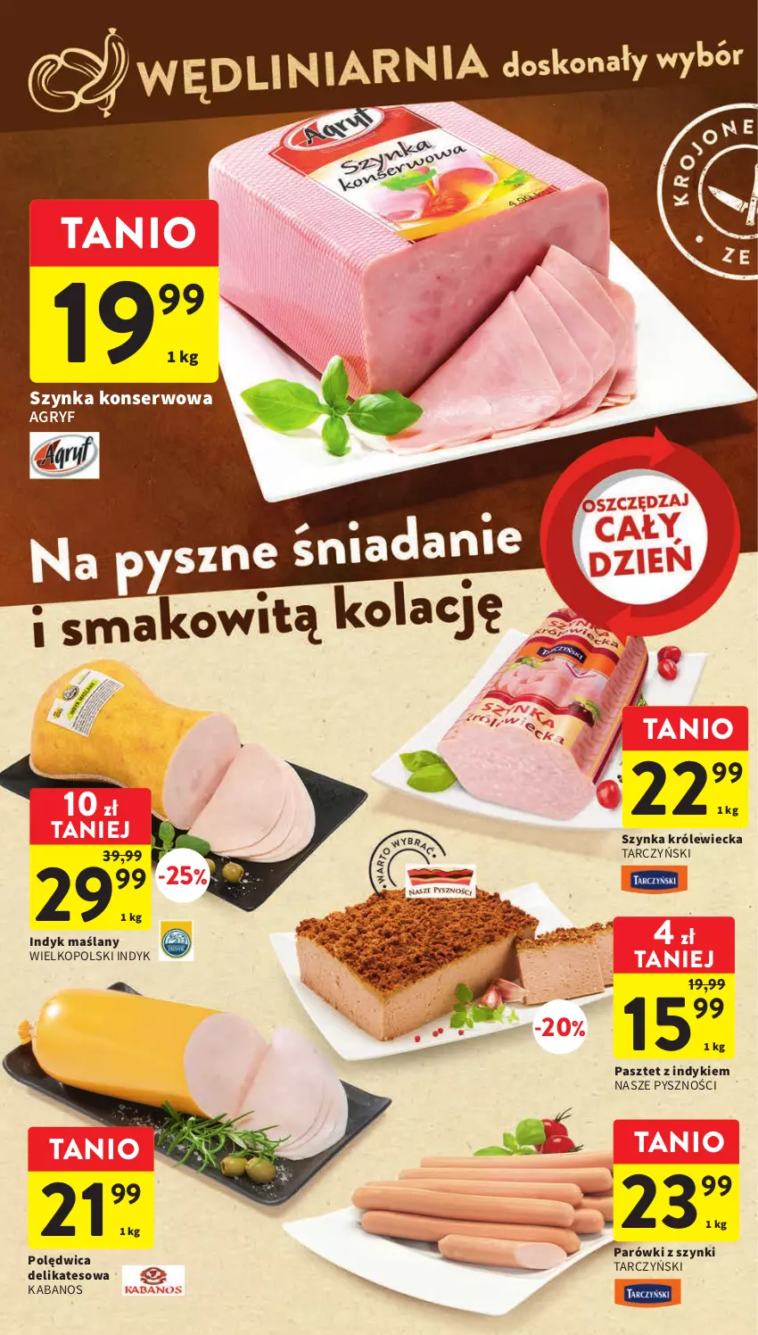 Gazetka promocyjna Intermarche - Gazetka Intermarche - ważna 20.04 do 26.04.2023 - strona 14 - produkty: Gry, Kabanos, Parówki, Parówki z szynki, Pasztet, Polędwica, Ser, Szynka, Szynka konserwowa, Tarczyński