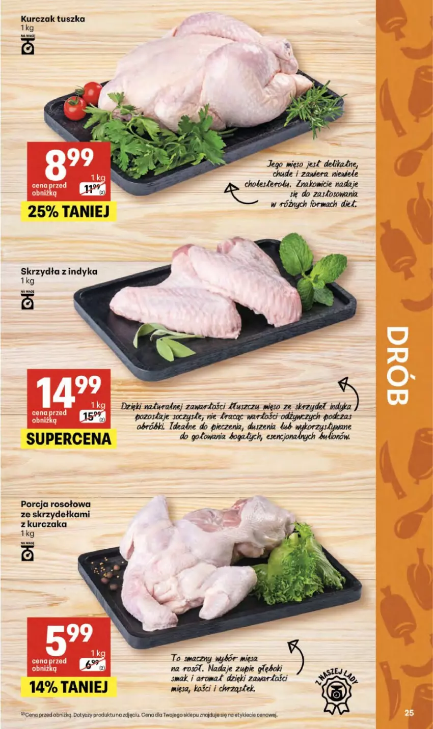 Gazetka promocyjna Delikatesy Centrum - Franczyza DC19 Czwartek - ważna 07.05 do 13.05.2026 - strona 25 - produkty: Bulion, Kurczak, Lion, Mięso, Piec, Por, Stek, Tusz
