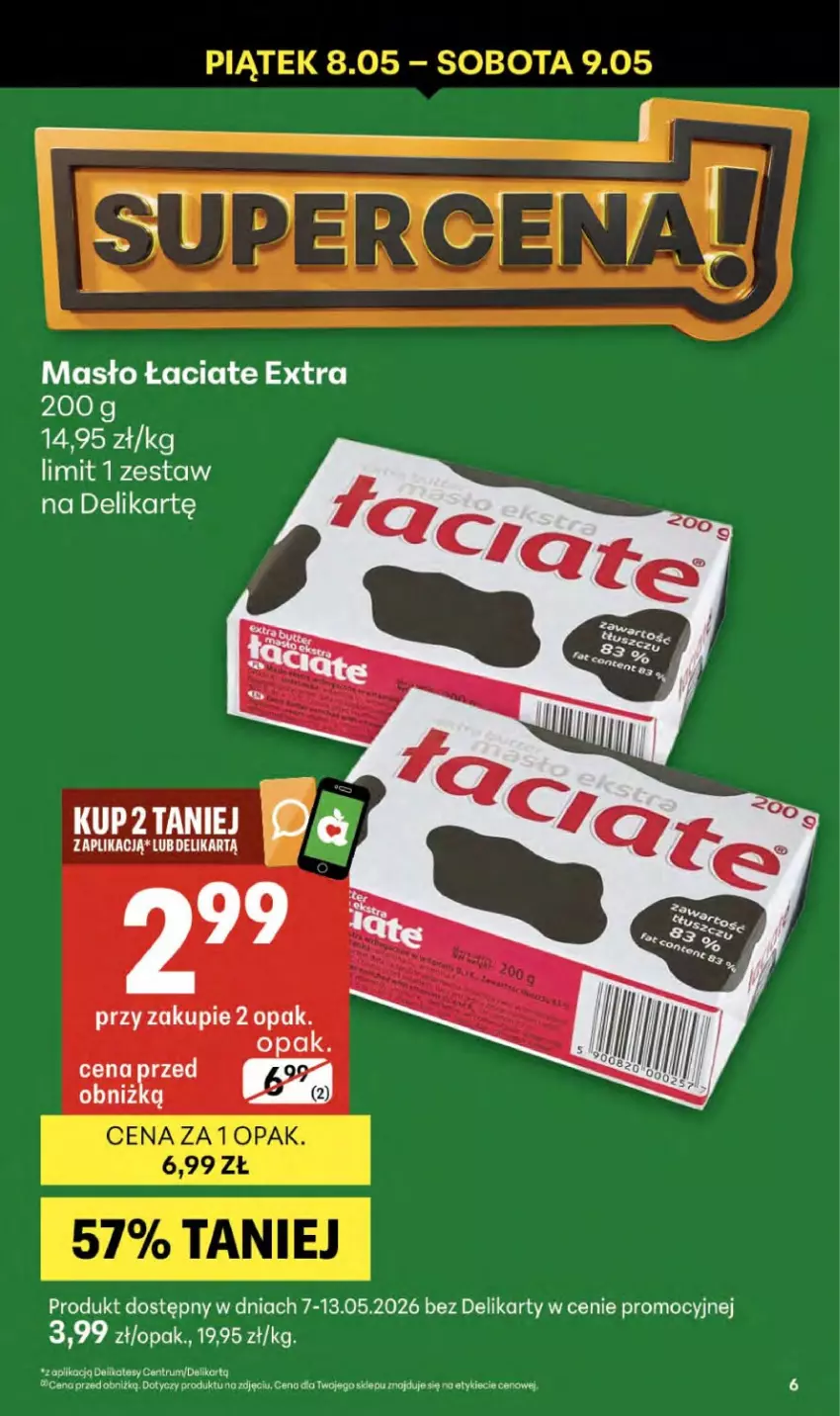 Gazetka promocyjna Delikatesy Centrum - Franczyza DC19 Czwartek - ważna 07.05 do 13.05.2026 - strona 6 - produkty: Masło, Rum