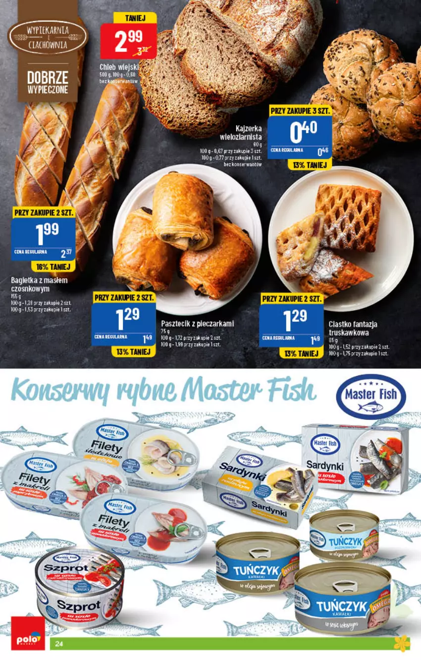 Gazetka promocyjna PoloMarket - Gazetka pomocyjna - ważna 30.03 do 05.04.2022 - strona 24 - produkty: Bagietka, Piec