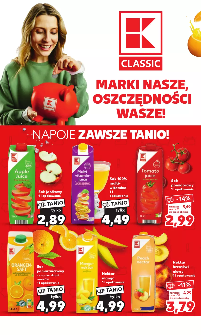 Gazetka promocyjna Kaufland - Mocny Start - ważna 17.07 do 19.07.2023 - strona 12 - produkty: Mango, Napoje, Nektar, Sok, Sok jabłkowy, Sok pomarańczowy, Sok pomidorowy