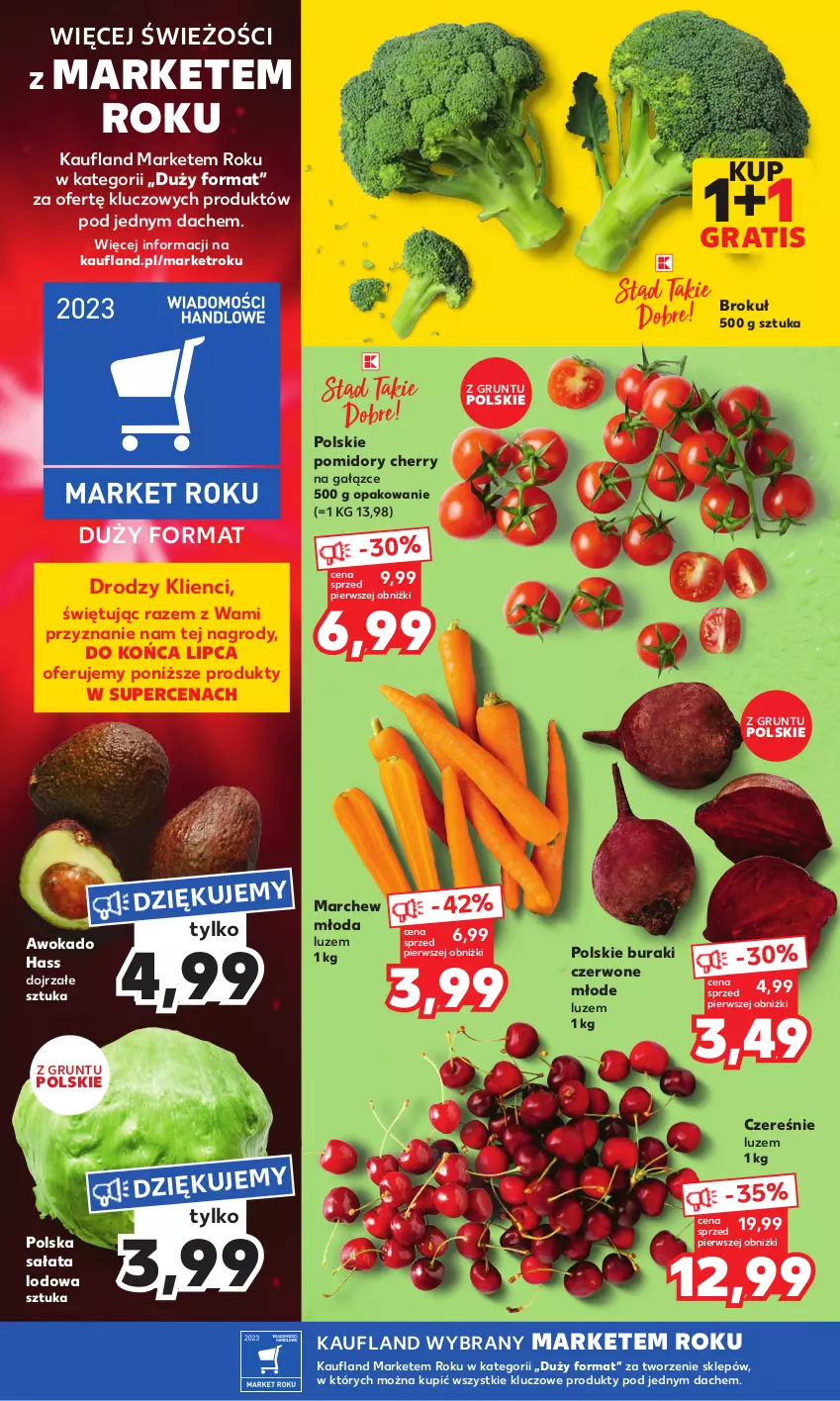 Gazetka promocyjna Kaufland - Mocny Start - ważna 17.07 do 19.07.2023 - strona 6 - produkty: Buraki, Gra, Grunt, Pomidory, Sałat, Sałata lodowa