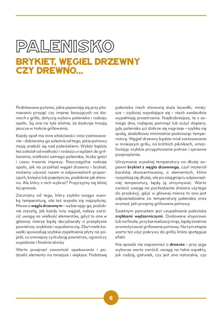 Gazetka promocyjna Makro - [Oferta specjalna] Lubię to z grilla - ważna 30.05 do 30.09.2022 - strona 6 - produkty: Gra, Grill, Kawa, LG, O nas, Olej, Palenisko, Por, Sok, Sprzątanie, Top, Węgiel drzewny
