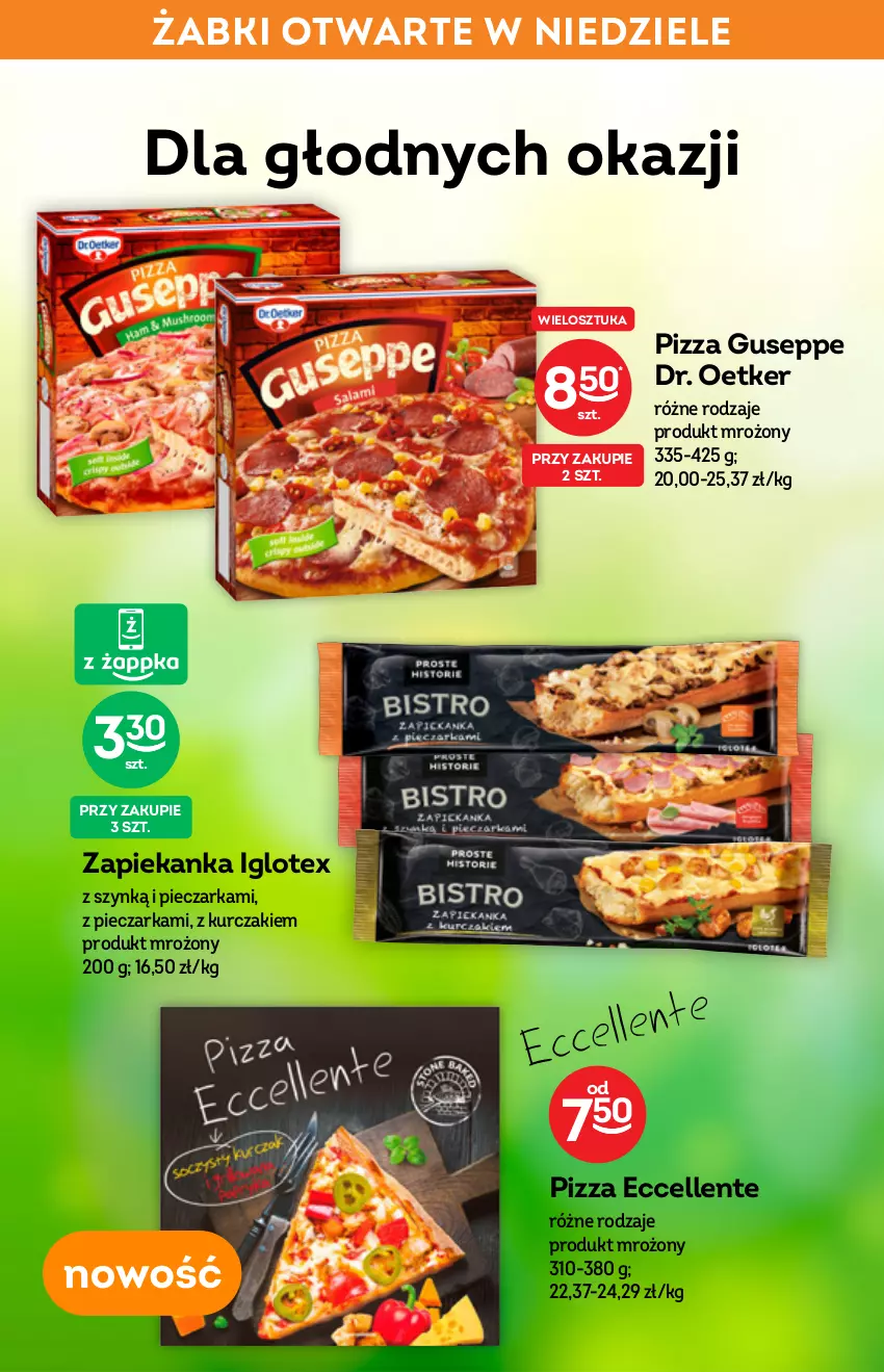 Gazetka promocyjna Żabka - ważna 02.02 do 08.02.2022 - strona 32 - produkty: Dr. Oetker, Herbata, Kawa, Kurczak, Piec, Pieczarka, Pizza, Zapiekanka