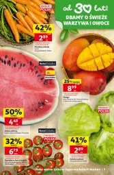 Gazetka promocyjna Auchan - Gazetka 30 Lat Supermarket Auchan - Gazetka - ważna od 01.07 do 01.07.2026 - strona 3 - produkty: Warzywa, Sałata lodowa, Warzywa i owoce, Sałat, Owoce, Arbuz, Mango, Pomidory
